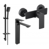 Mexen Alexa Ensemble de douche DQ62, noir - 71214DQ62-70