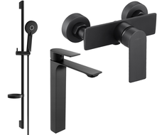 Mexen Alexa DS40 ensemble de douche, noir - 71214DS40-70