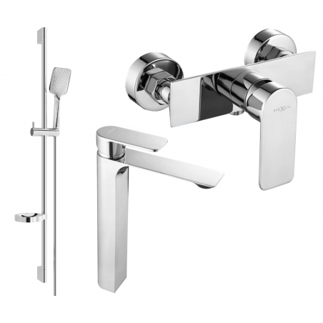 Mexen Alexa DS62 ensemble de douche, chrome - 71214DS62-00