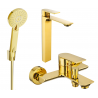 Mexen Alexa R40 ensemble baignoire, doré - 71213R40-50