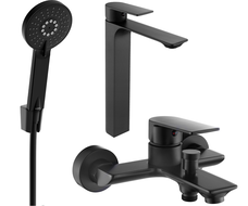 Mexen Alexa R40 ensemble de baignoire, noir - 71213R40-70