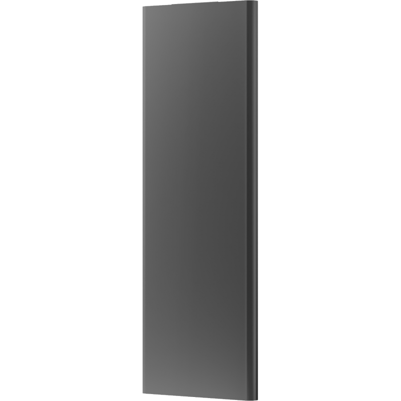 Radiateur plat Mexen VR20S 2000 x 400 mm, raccordement inférieur central, 945 W, anthracite - W6VR20S-200-040-66