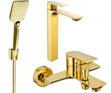Mexen Alexa R62 ensemble baignoire, doré - 71213R62-50