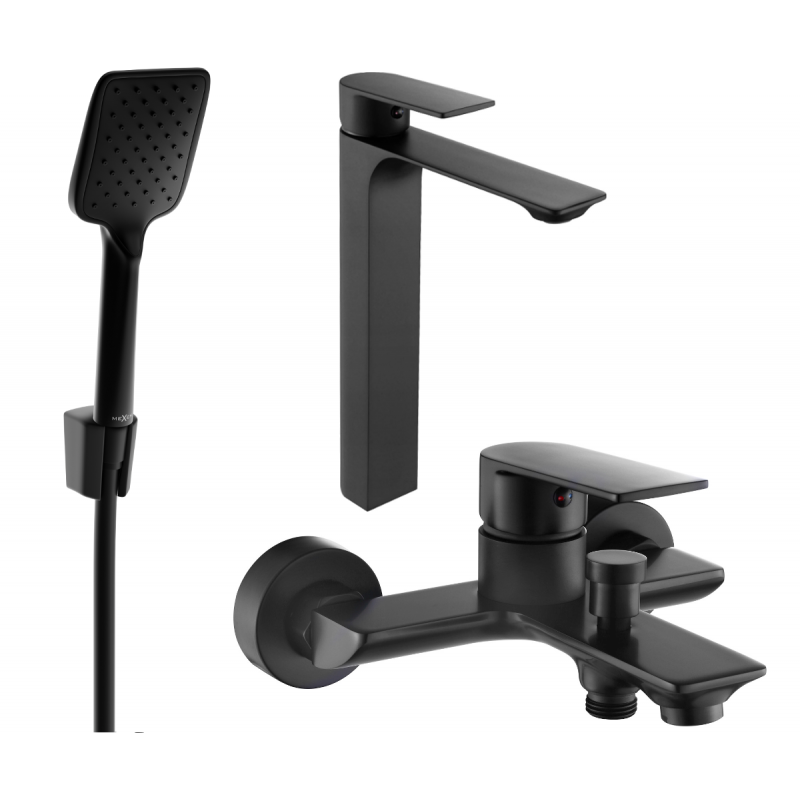 Mexen Alexa R62 ensemble bain, noir - 71213R62-70