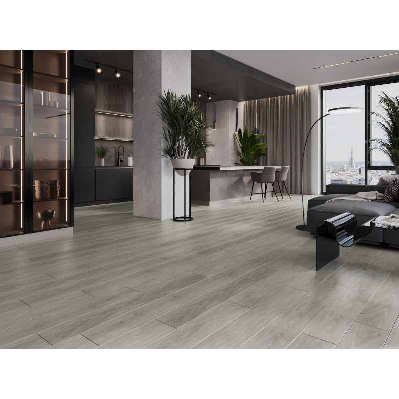 Mexen Redmond panneaux en vinyle 1240 x 182 mm SPC 6,5 mm, sous-couche IXPE 1,5 mm, 4 V-Joint, Chêne