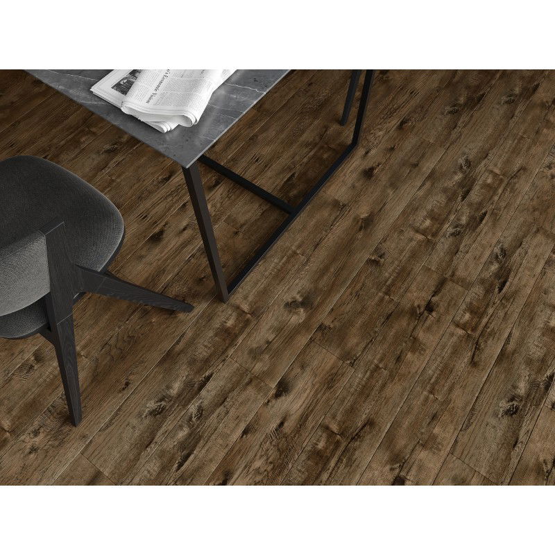 Mexen Orange Beach panneaux vinyles 1240 x 182 mm SPC 6,5 mm, sous-couche IXPE 1,5 mm, 4 V-Joint, Noyer