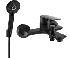 Mexen Alexa R40 robinet de baignoire avec ensemble de douche, noir - 7123R40-70