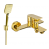 Mexen Alexa R62 robinet de baignoire avec ensemble de douche, or - 7123R62-50