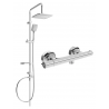 Ensemble de douche apparent Mexen Sven avec pomme de douche et mitigeur thermostatique Slim, chrome - 77105262-00