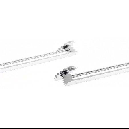 Mexen Tiber double porte-serviettes, Chrome - 7050525-00