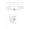 Mexen Cube Sven ensemble de douche en saillie avec pommeau de douche et mitigeur thermostatique, chromé - 77200262-00
