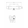 Mexen Cube Tord ensemble de douche apparent avec douche de tête et robinet thermostatique, noir - 77200200-70