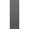 Radiateur plate Mexen Line VS20SL 2200 x 600 mm, raccordement inférieure central, 1520 W, anthracite - W6VS20SL-220-060-66
