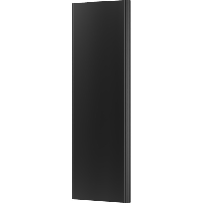 Mexen VR20S Radiateur plat 1800 x 300 mm, connexion centrale inférieure, 654 W, noir - W6-180-030-70 - W6VR20S-180-030-70