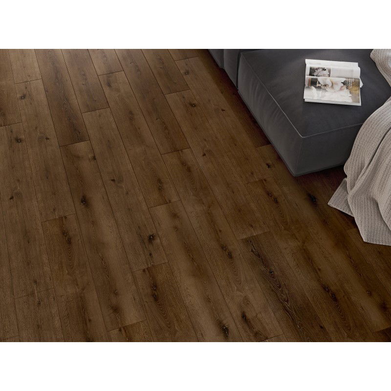 Mexen Strasburg panneaux vinyles 1240 x 182 mm SPC 6,5 mm, sous-couche IXPE 1,5 mm, 4 V-Joint, Chêne