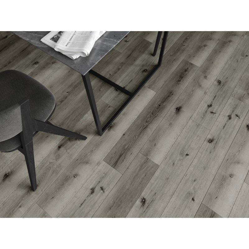 Mexen Lago Vista panneaux vinyles 1240 x 182 mm SPC 6,5 mm, sous-couche IXPE 1,5 mm, 4 V-Fuge, Chêne