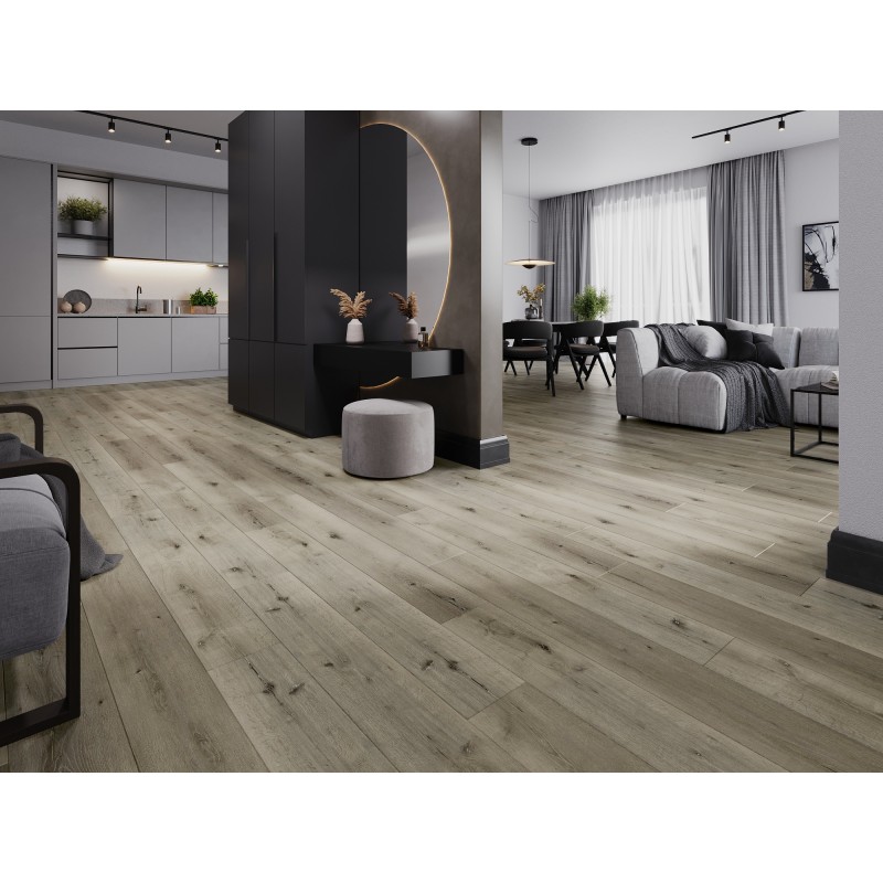 Mexen Bevil Oaks panneaux vinyles 1240 x 182 mm SPC 6,5 mm, sous-couche IXPE 1,5 mm, 4 V-Joint, Chêne
