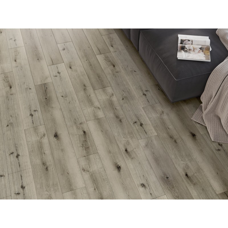 Mexen Bevil Oaks panneaux vinyles 1240 x 182 mm SPC 6,5 mm, sous-couche IXPE 1,5 mm, 4 V-Joint, Chêne