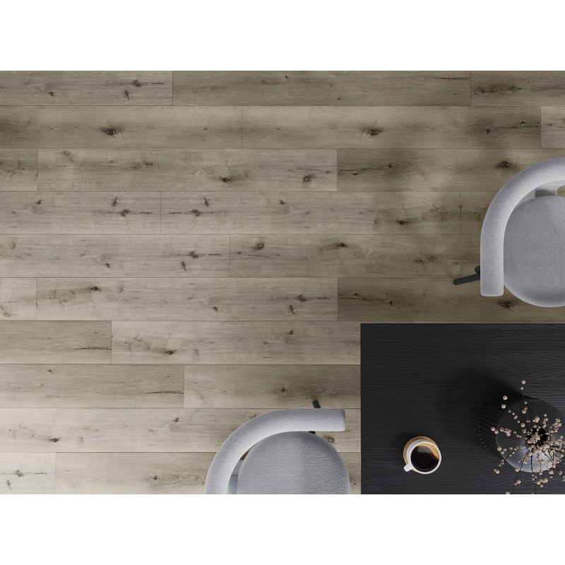 Mexen Bevil Oaks panneaux vinyles 1240 x 182 mm SPC 6,5 mm, sous-couche IXPE 1,5 mm, 4 V-Joint, Chêne