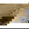 Mexen Anniston panneaux vinyles 1240 x 182 mm SPC 6,5 mm, sous-couche IXPE 1,5 mm, 4 V-Fuga, Chêne - F1038-1240-182-505-4V1-01