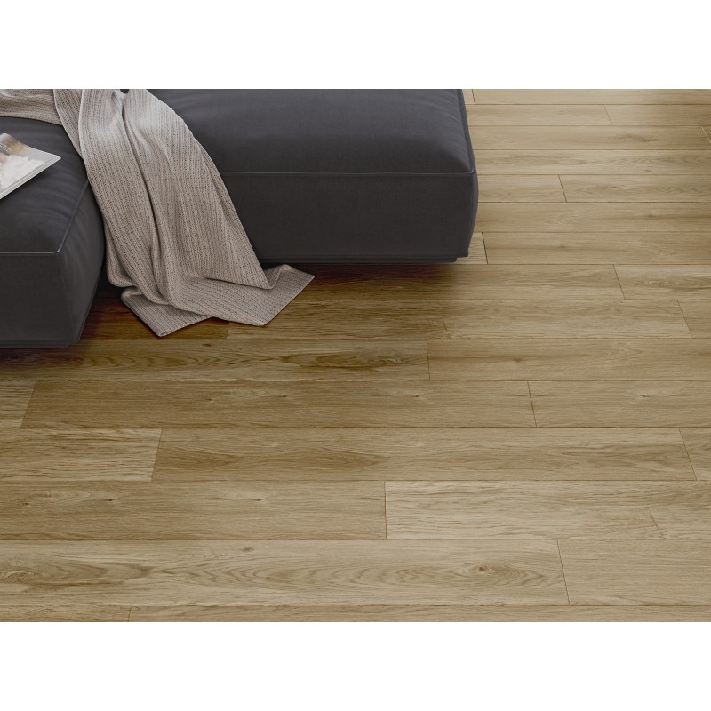 Mexen Manhattan panneaux vinyles 1240 x 182 mm SPC 6,5 mm, sous-couche IXPE 1,5 mm, 4 V-Joint, Chêne