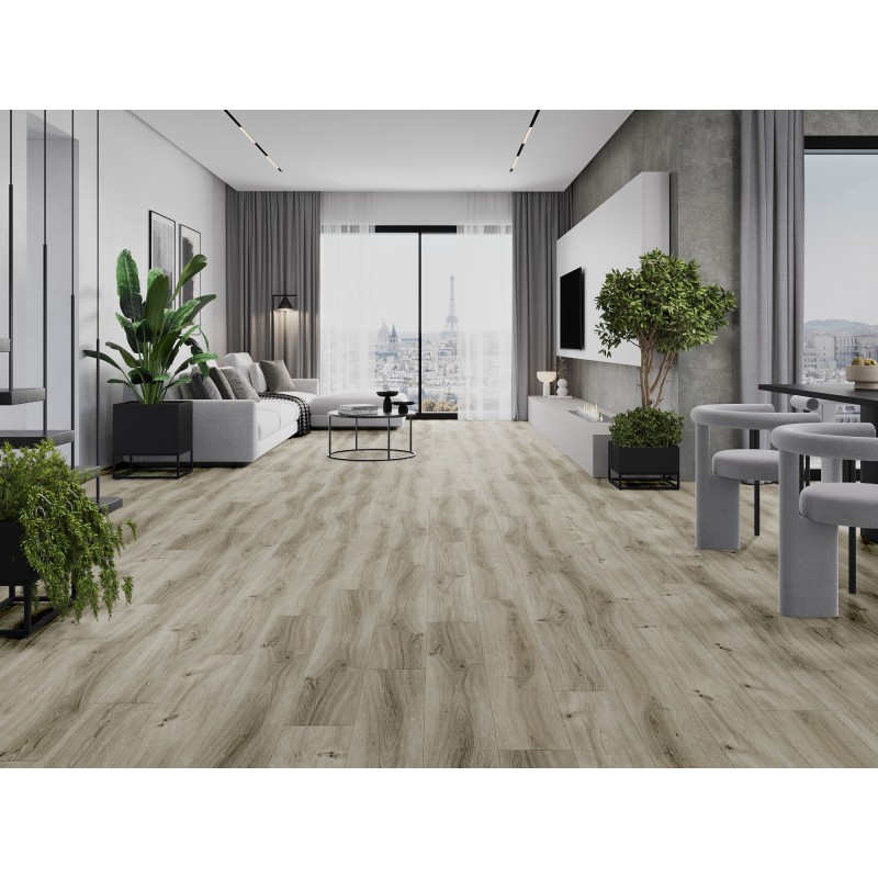 Mexen Richmond panneaux vinyles 1240 x 182 mm SPC 6,5 mm, sous-couche IXPE 1,5 mm, 4 V-Fuge, Chêne - F1043-1240-182-505-4V1-01