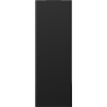 Mexen Flat VR20S radiateur à panneau 2000 x 600 mm, connexion inférieure centrale, 1417 W, noir - W6VR20S-200-060-70