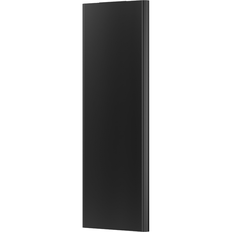Mexen Flat VR20S radiateur à panneau 2000 x 600 mm, connexion inférieure centrale, 1417 W, noir - W6VR20S-200-060-70