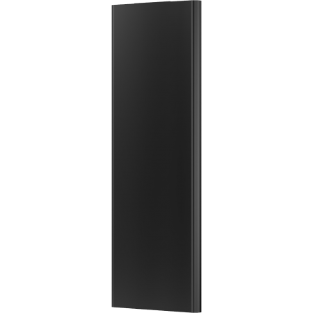 Mexen Flat VR20S radiateur à panneau 2000 x 600 mm, connexion inférieure centrale, 1417 W, noir - W6VR20S-200-060-70