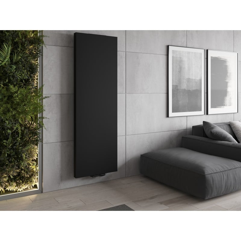 Mexen Flat VS20S radiateur à panneau 1800 x 300 mm, branchement inférieur central, 654 W, noir - W6VS20S-180-030-70