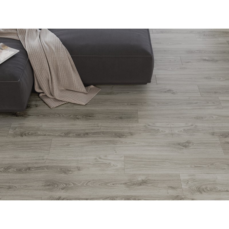 Mexen Silver Creek panneaux en vinyle 1240 x 182 mm SPC 6,5 mm, sous-couche IXPE 1,5 mm, 4 V-Fuga, Chêne