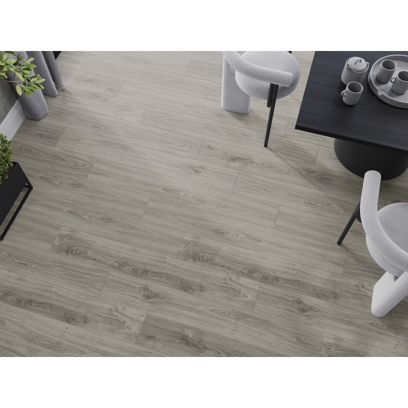 Mexen Silver Creek panneaux en vinyle 1240 x 182 mm SPC 6,5 mm, sous-couche IXPE 1,5 mm, 4 V-Fuga, Chêne