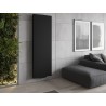 Mexen VS20S Flat radiateur à panneau 1800 x 500 mm, raccordement inférieur central, 1090 W, noir - W6-180-050-70