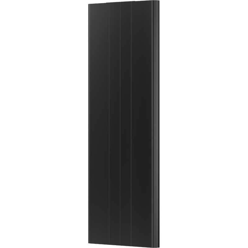 Radiateur plat Mexen Line VR20SL 1400 x 400 mm, raccordement inférieur central, 712 W, noir - W6VR20SL-140-040-70