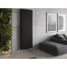 Chauffage à panneaux Mexen Line VR20SL 1600 x 500 mm, raccordement inférieur central, 993 W, noir - W6VR20SL-160-050-70