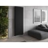 Chauffage à panneaux Mexen Line VR20SL 1600 x 500 mm, raccordement inférieur central, 993 W, noir - W6VR20SL-160-050-70