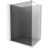 Mexen Kioto paroi de douche Walk-in 70 x 200 cm, graphite 8 mm, nickel brossé - 800-070-101-97-40