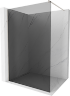 Mexen Kioto paroi de douche Walk-in 100 x 200 cm, graphite 8 mm, nickel brossé - 800-100-101-97-40