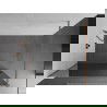 Mexen Kioto paroi de douche Walk-in 110 x 200 cm, miroir 8 mm, cuivre brossé - 800-110-101-65-50