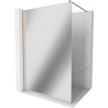 Mexen Kioto paroi de douche Walk-in 110 x 200 cm, miroir 8 mm, cuivre brossé - 800-110-101-65-50