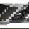 Mexen Kioto paroi de douche Walk-in 120 x 200 cm, miroir 8 mm, nickel brossé - 800-120-101-97-50