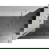 Mexen Kioto paroi de douche Walk-in 100 x 200 cm, motif noir 8 mm, nickel brossé - 800-100-101-97-77