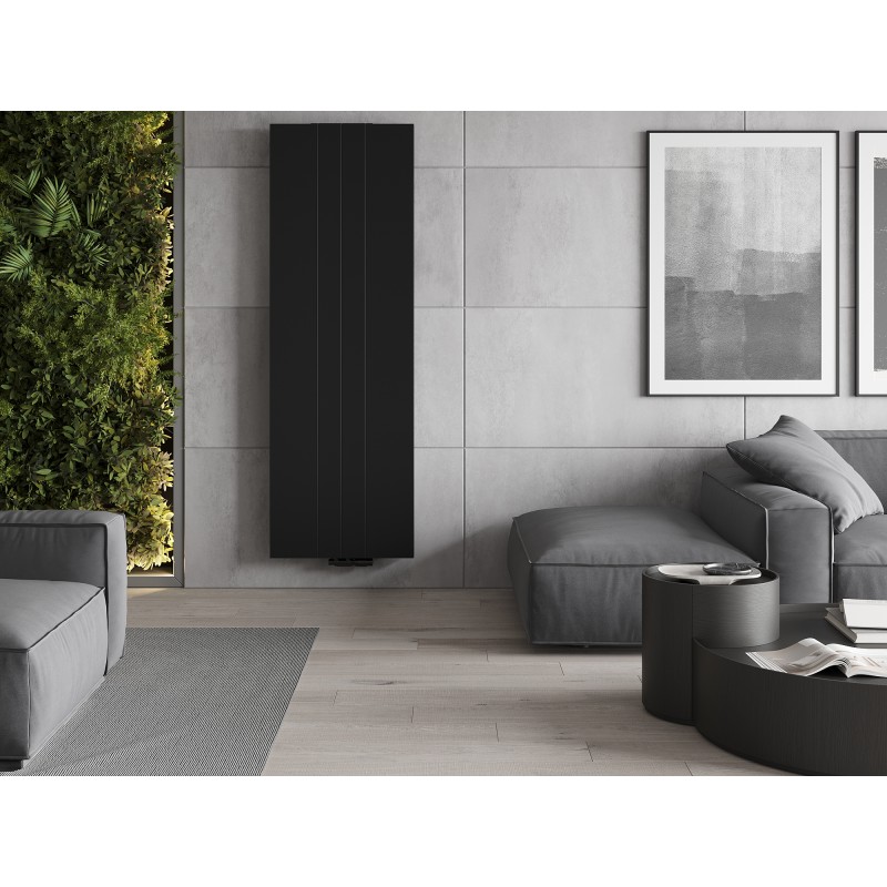 Mexen Line VS20SL radiateur panneau 1600 x 500 mm, connexion inférieure centrale, 993 W, noir - W6VS20SL-160-050-70