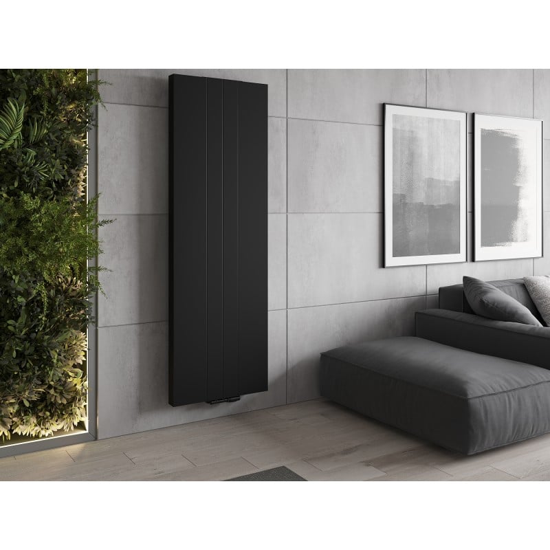 Mexen Line VS20SL radiateur à panneaux 2200 x 500 mm, connexion inférieure centrale, 1267 W, noir - W6VS20SL-220-050-70