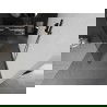 Mexen Kioto paroi de douche autoportante 160 x 200 cm, transparent 8 mm, gris onyx brossé - 800-160-002-66-00