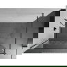 Mexen Kioto paroi de douche Walk-in 140 x 200 cm, motif blanc 8 mm, gris pistolet brossé - 800-140-101-66-85