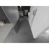 Mexen Kioto paroi de douche autoportante 100 x 200 cm, transparent/givre 8 mm, nickel brossé - 800-100-002-97-35