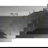 Mexen Kioto paroi de douche libre 110 x 200 cm, graphite 8 mm, doré brossé - 800-110-002-55-40