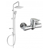 Mexen Sven ensemble de douche en saillie avec pommeau de douche et robinet de douche Kama, chrome - 72540262-00