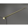Mexen Kioto paroi de douche autoportante 140 x 200 cm, miroir 8 mm, or brossé - 800-140-002-55-50